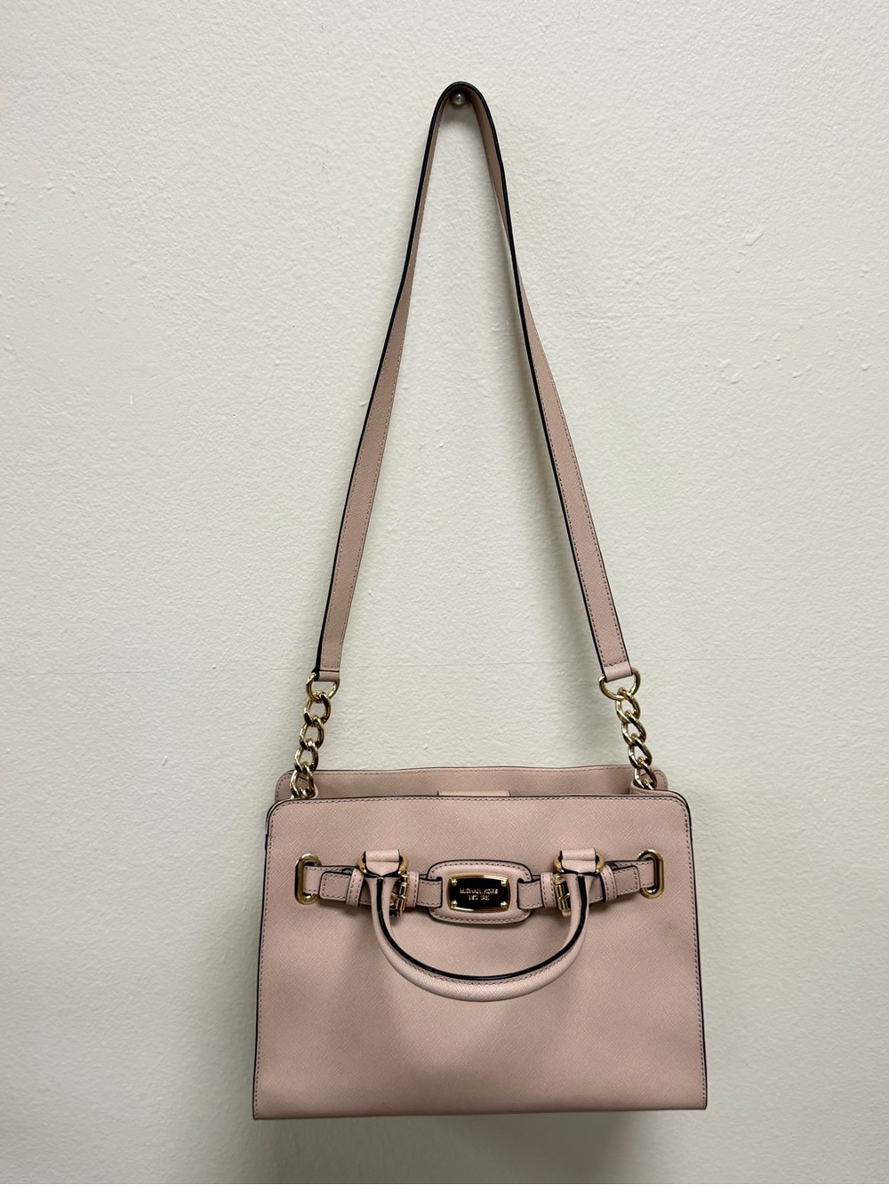 EUC Michael Kors Pink Saffiano Leather Satchel - Picture 10 of 10